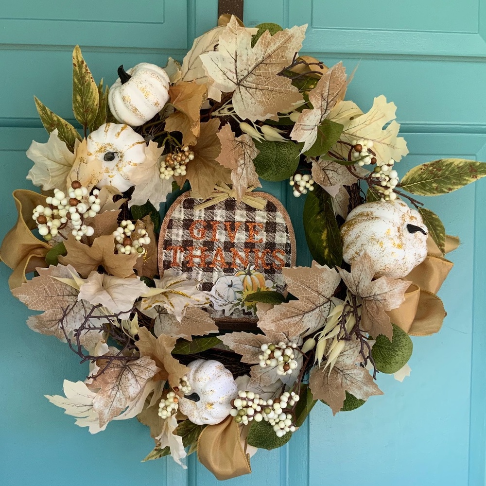 Beautiful Fall Wreath. New. Custom made.